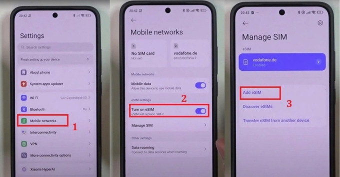 How to install a Thailand eSIM on Android phones