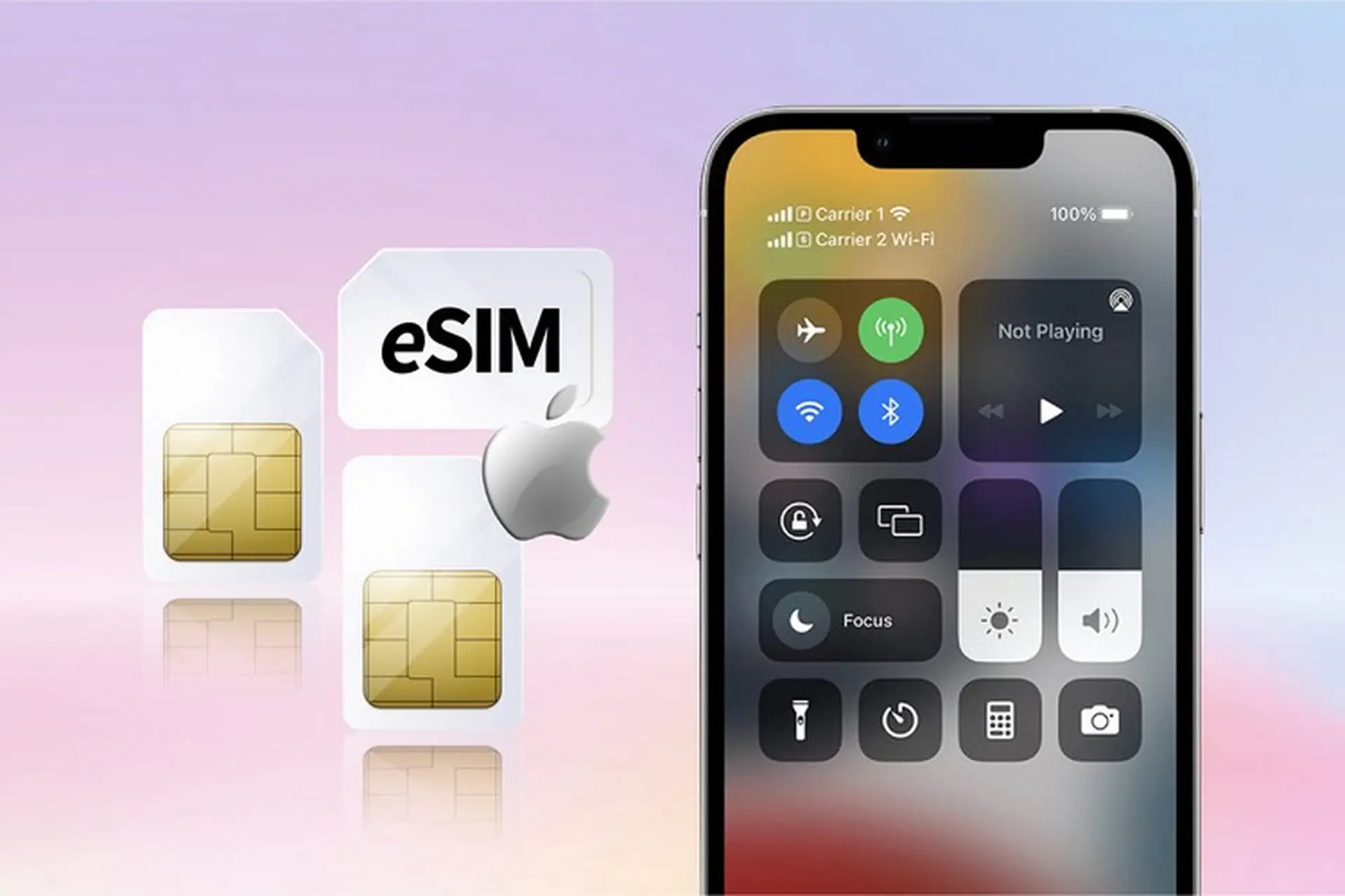 The device must support eSIM