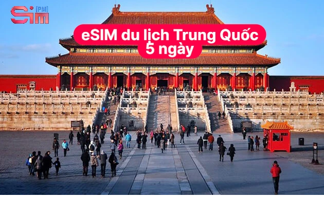 China travel eSIM 5 days 