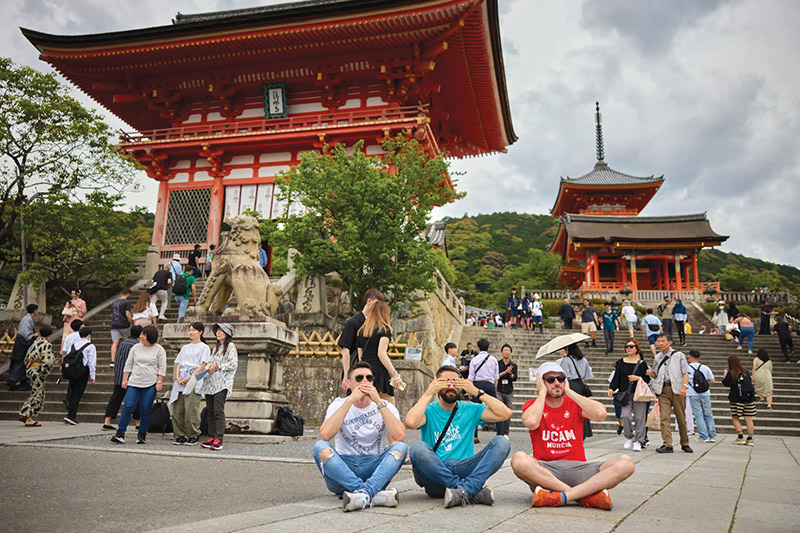 Travelers visiting Japan for short or long trips