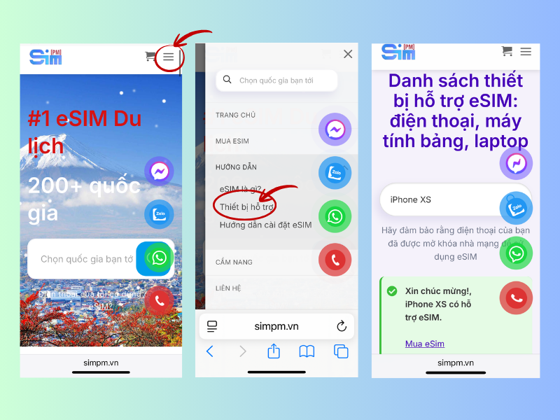 eSIM Not Compatible with iPhone: Causes and Fixes 8 Quickly check eSIM-supported devices right on the website.