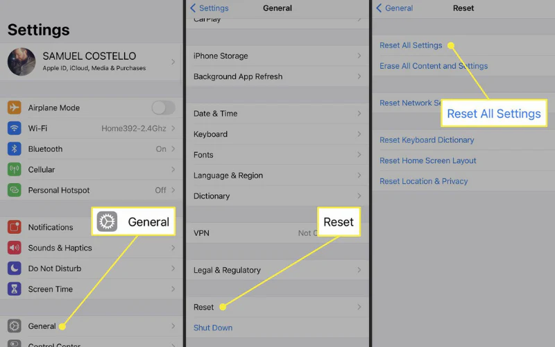 Will Reset All Settings Remove eSIM? Don’t Reset Before Reading This 7 Reset settings on iPhone
