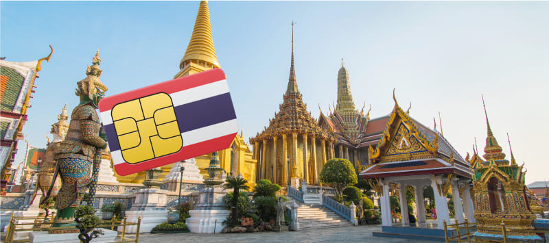 Thailand travel physical SIM card