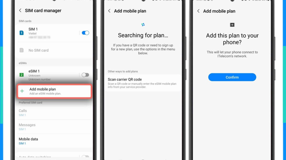 Samsung Phones with eSIM and Setup Guide 13 Confirm and complete setup