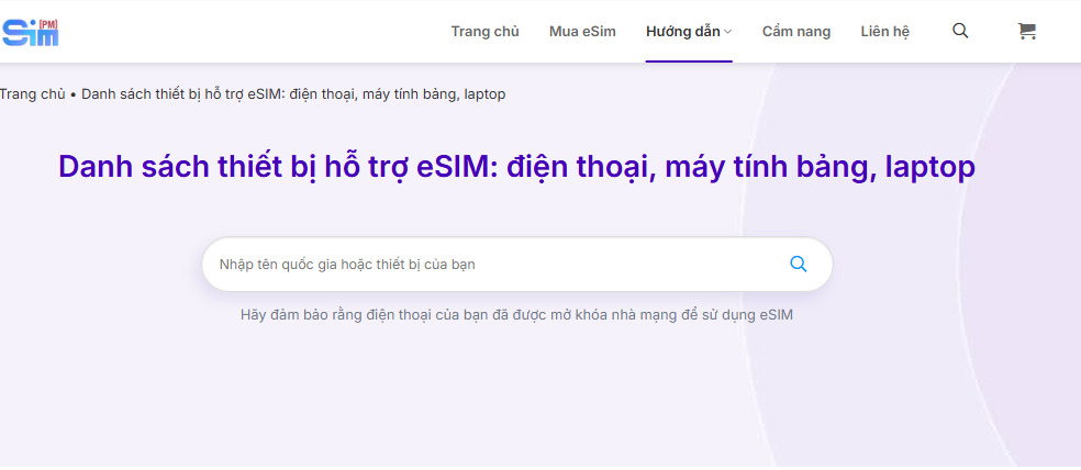 Quick check on the SimPM website