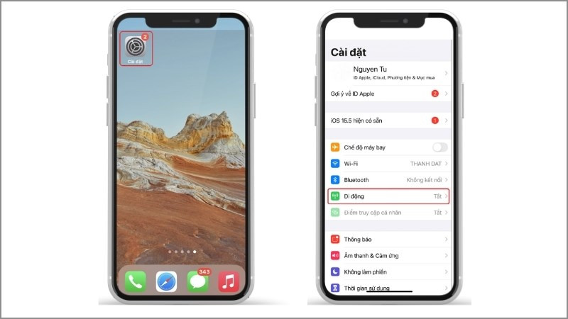 How to set up on iPhone
