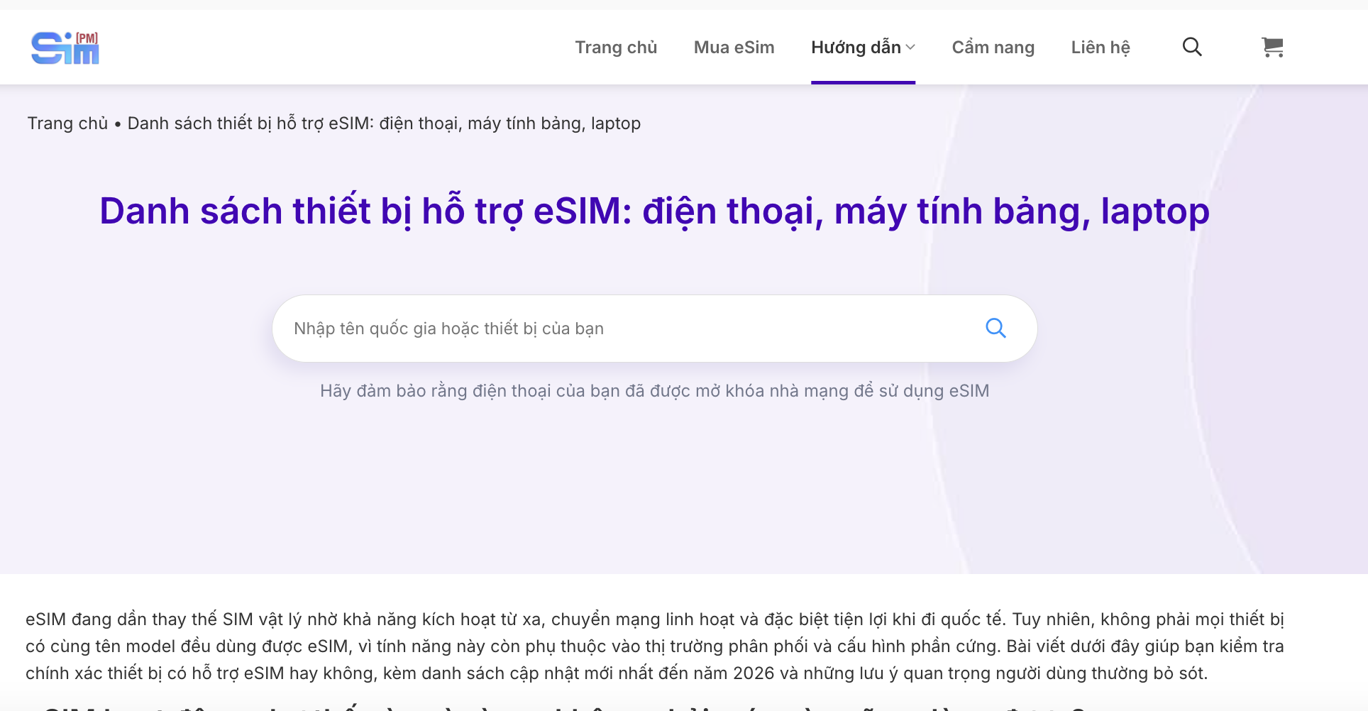 4+ Ways to Use Vietnamese TikTok in China Reliably 12 Step 1: Check whether your phone supports eSIM