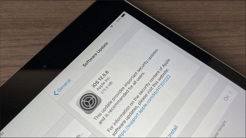 Update iPadOS to the latest version