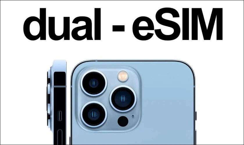 can the iphone 14 pro max use 2 esim