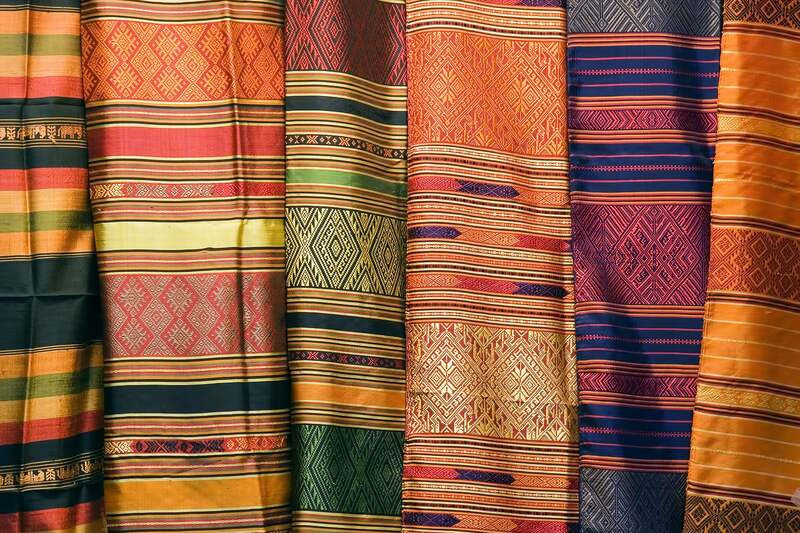Thai silk items