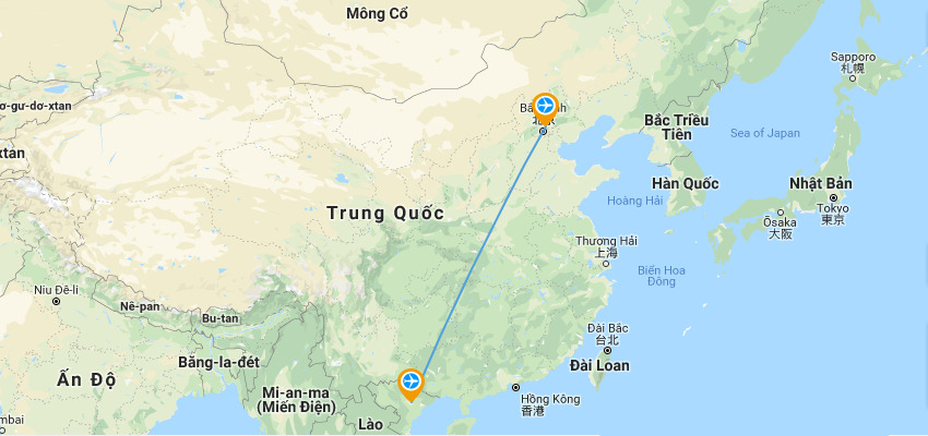 How Long Is the Flight from Hanoi to Beijing? Detailed Timing 9 Distance from Hanoi to Beijing